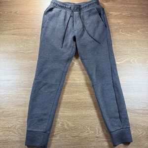 American Eagle Men's Gray Jogger Sweatpants Size XS Zip Pocket Drawstring Lounge